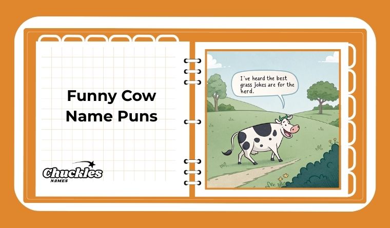 Funny Cow Name Puns
