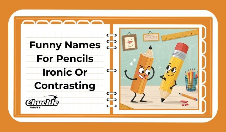 Funny Names For Pencils Ironic Or Contrasting