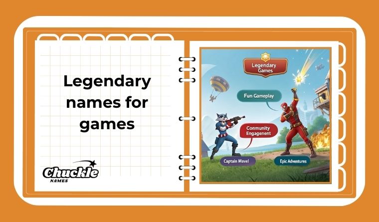 Legendary names for games
