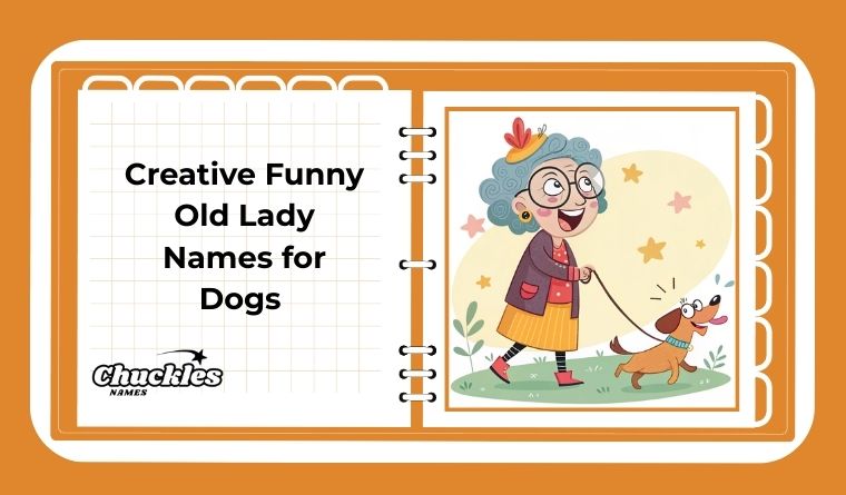 Creative Funny Old Lady Names for Dogs