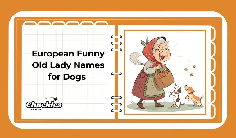 European Funny Old Lady Names for Dogs