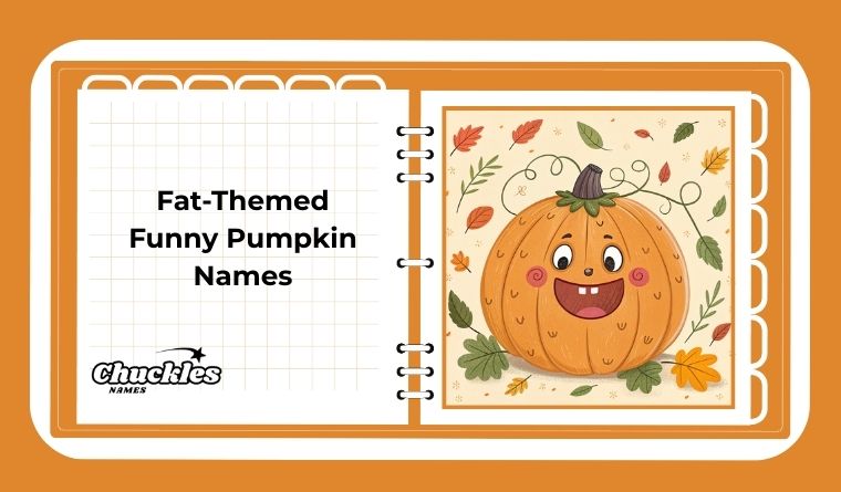 Fat-Themed Funny Pumpkin Names