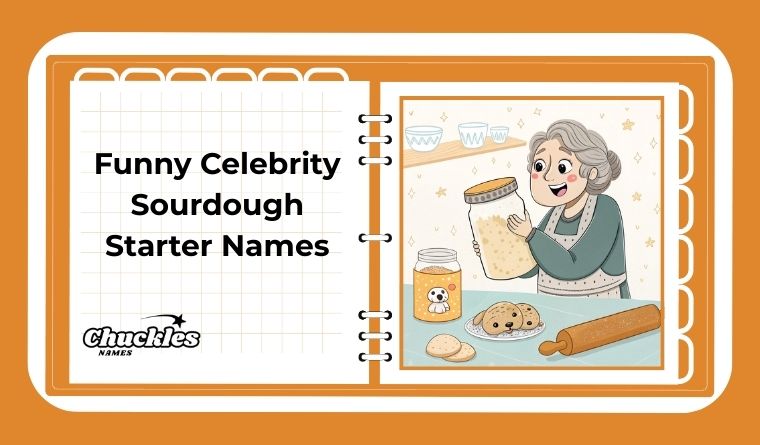 Funny Celebrity Sourdough Starter Names