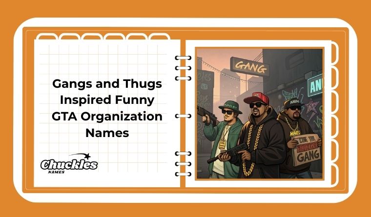 Gangs and Thugs Inspired Funny GTA Organization Names