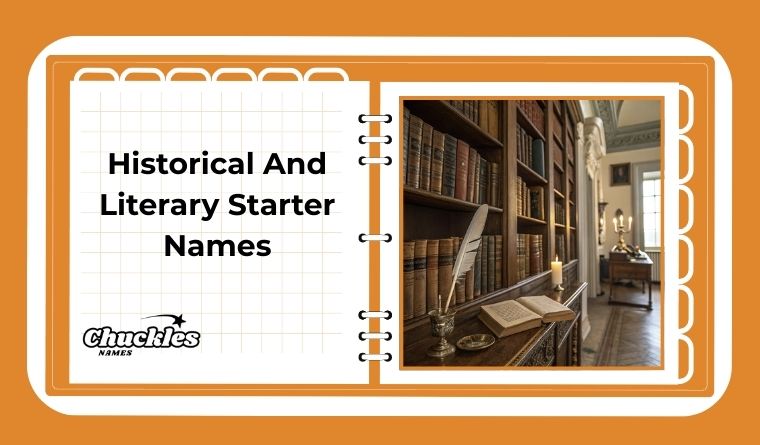 Historical And Literary Starter Names