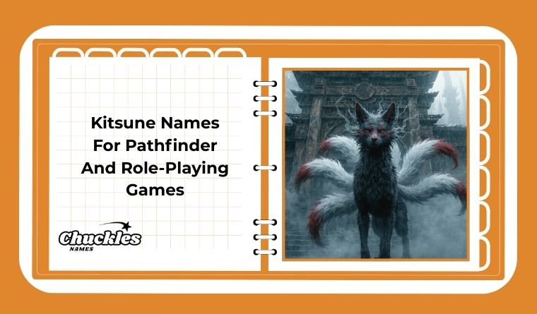 Kitsune Names For Pathfinder And Role-Playing Games