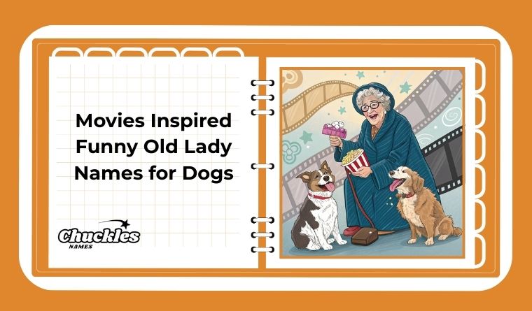 Movies Inspired Funny Old Lady Names for Dogs