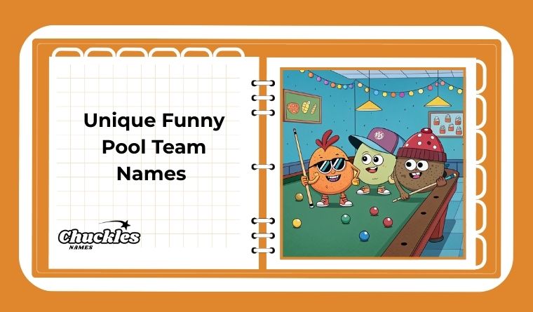 Unique Funny Pool Team Names
