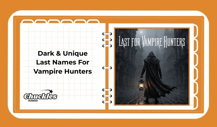Dark & Unique Last Names For Vampire Hunters