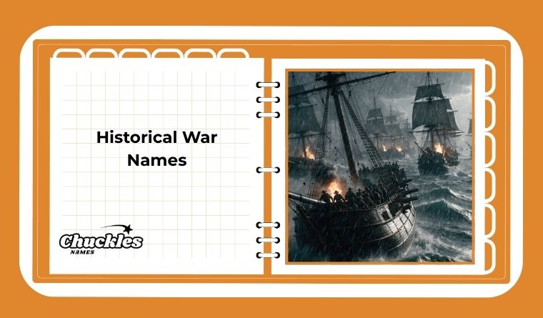 Historical War Names
