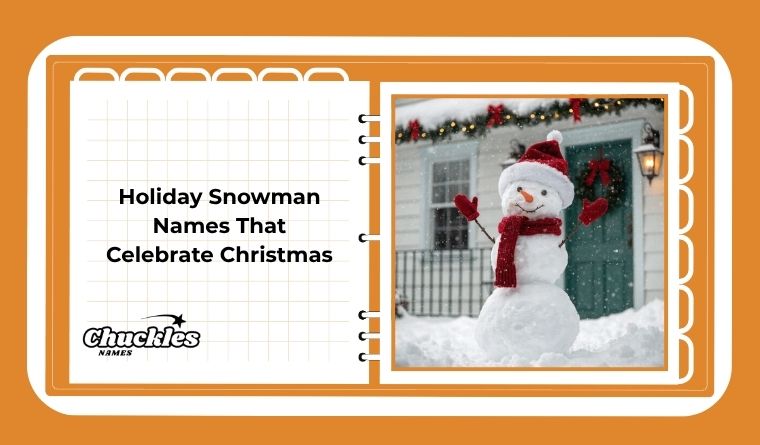 Holiday Snowman Names That Celebrate Christmas