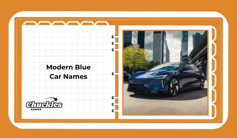 Modern Blue Car Names