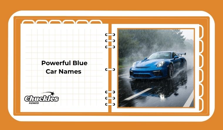 Powerful Blue Car Names